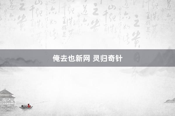 俺去也新网 灵归奇针