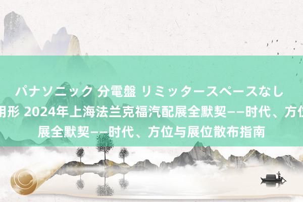 パナソニック 分電盤 リミッタースペースなし 露出・半埋込両用形 2024年上海法兰克福汽配展全默契——时代、方位与展位散布指南