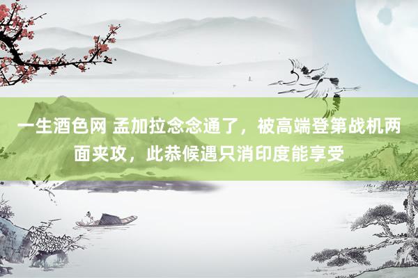 一生酒色网 孟加拉念念通了，被高端登第战机两面夹攻，此恭候遇只消印度能享受