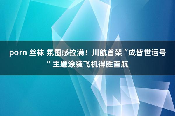 porn 丝袜 氛围感拉满！川航首架“成皆世运号”主题涂装飞机得胜首航